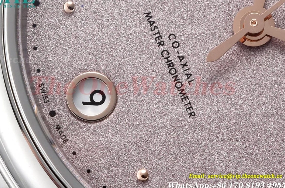 SS VSF De 34mm SS A8800 Ville Ladies Prestige Pink Dial 0413